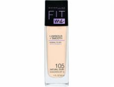 Maybelline Fit Me Luminous & Smooth Facial Foundation 105 Natural Ivory 30 ml