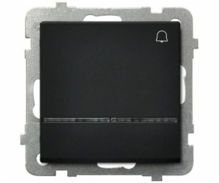 Ospel Bell Button Sonata 10AX IP20 čierna metalíza (LP-6R...