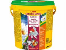 Sera Goldy Color Spirulina Nature 10 l, granule - krmivo pro zlaté rybky