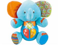Smily Play Interaktivní plyšová hračka Elephant Proboscis Blue