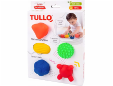 Tullo Senzorické míčky 5ks 0m+ Tullo