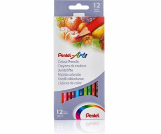 Pentel Pencil pastelky 12 barev Arts CB8-12U