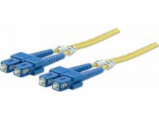 Intellinet Network Solutions Optický propojovací kabel SC - SC, OS2, 9/125um, Duplex, Singlemode, 1m (470605)