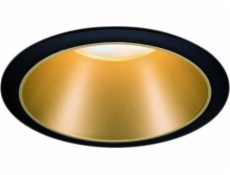Paulmann Vestavné svítidlo Cole Coin 3cestné stmívatelné LED 1x6,5W 2700K 230V Černá/Zlato-Mat /Plast