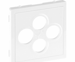 Štítek zásuvky Legrand VALENA LIFE TV-RD-SAT-SAT bílá 754810