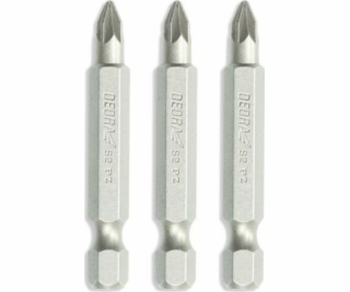 Sada šroubovacích bitů Dedra Pozidriv PZ1/2/3x50mm, blist...