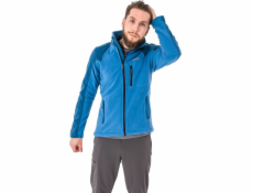 HI-TEC Pánský fleece Monar Vallaranta Blue/Dark Blue/Sun-Dried Tomato, velikost XXL