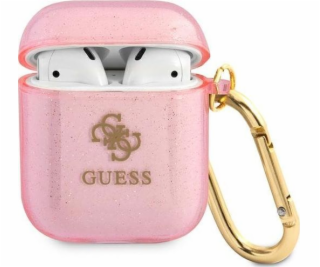 Guess Guess kryt AirPods GUA2UCG4GP růžový/růžový Glitter...