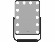Kosmetické zrcátko Humanas Makeupové zrcátko Humanas HS-HM01 s LED osvětlením - černé