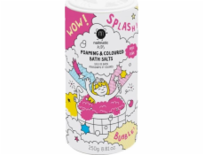 Nailmatic Nailmatic Kids Foaming & Colored Bath Salts pěnící sůl do koupele pro děti Růžová 250g
