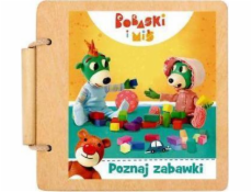 Trefl Dřevěná kniha Poznejte hračky 61663 Trefl