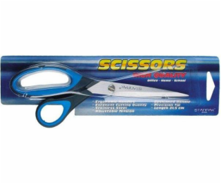 Nůžky Starpak 21,5 cm s blistrem s pogumovanou rukojetí -...