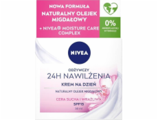 NIVEA_24H Hydratační výživný denní krém pro suchou a citlivou pleť SPF50 50ml