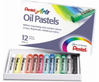 Pentel Oil Pastels 12 barev PHN-12 (PHN-12----1S)