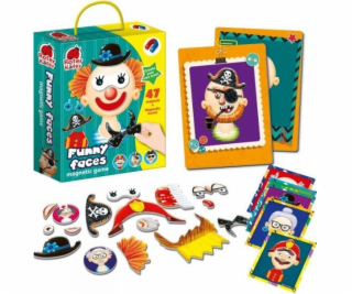 Roter Kafer Magnetická hra Funny faces