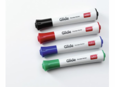 Popisovače Nobo GLIDE stíratelné za sucha (1902096) 4 ks