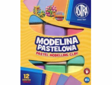 Astra modelovací hmota 12 pastelových barev (304118007)