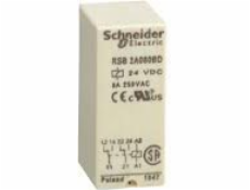 Relpol Interface relay 2P 24V DC (RSB2A080BD)