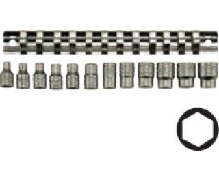 Teng Tools 1/4 6-ti bodový nástrčný set 4-13mm 12ks. (117...