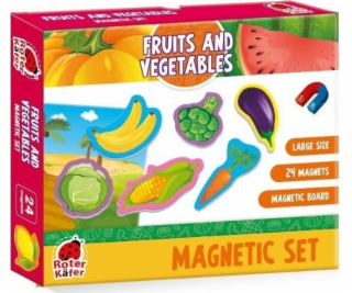 Roter Kafer Magnetické puzzle Zelenina a ovoce s deskou R...