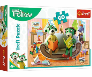 Trefl Puzzle 60 dílků Společné čtení pohádek (17345)