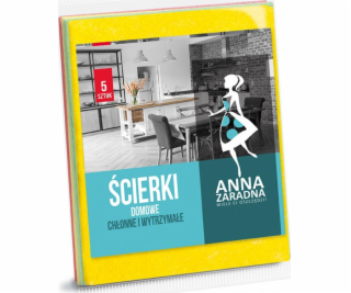 Anna Zaradna ANNA ZARADNA utěrky do domácnosti, 5 ks, mix