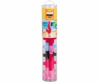 Plus Plus Flamingo velké trubkové bloky 15 prvků 3408 DANTE