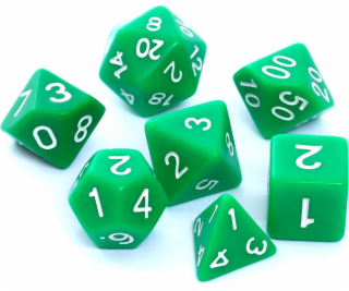 Rebel sada RPG kostek, matně zelená (106189)