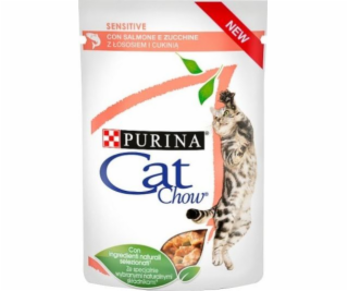 Purina Cat Chow Sensitive Gig with salm