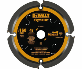 Pilový kotouč Dewalt.165x20mmx4z Vláknocement Dt1471-qz