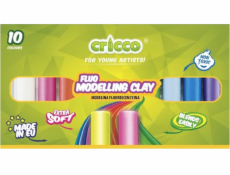 Fluorescenční modelovací hmota Cricco 10 barev