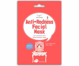 Cettua Anti-Redness Facial Mask - maska redukující zarudnutí