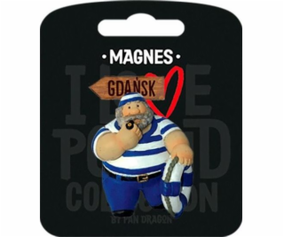 PAN DRAGON Magnet Miluji Polsko Gdaňsk ILP-MAG-E-GD-37
