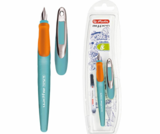 Herlitz My.Pen L plnicí pero tyrkysová/oranžová