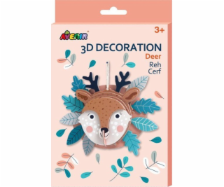 3D dekorace - jelen