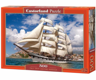 Castorland Puzzle 500 Tall Ship opouštějící přístav (253343)