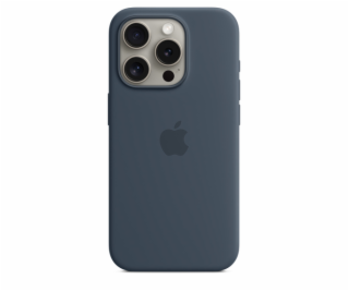 Apple iPhone 15 Pro Max Silicone Case s MagSafe - Storm Blue