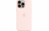 iPhone 15 ProMax Silicone Case MS - Light Pink