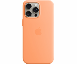 iPhone 15 ProMax Silicone Case MS - Orange Sorbet