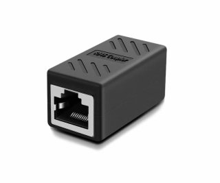 W-star Spojka RJ45 STP CPSTPBK CAT6 přímá, stíněná, černá