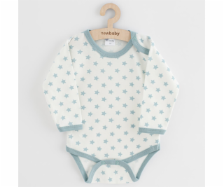 Kojenecké body New Baby Classic II hvězdy mátové