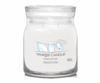 Svíčka ve skleněné dóze Yankee Candle, Čistá bavlna, 368 g