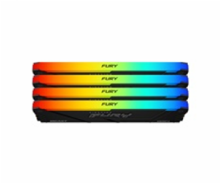 KINGSTON DIMM DDR4 32GB (Kit of 4) 3600MT/s CL17 FURY Bea...