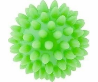 Tullo Senzorický míč na masáž a rehabilitaci 5,4 cm zelen...