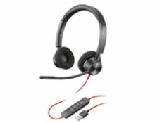 Poly náhlavní souprava Blackwire 3325 MS Teams, 3,5 mm jack, USB-A, stereo