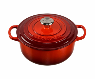Le Creuset Signature Bräter rund 20 cm kirschrot