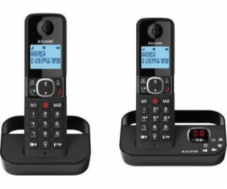Bezdrátový telefon F860 Duo, černý