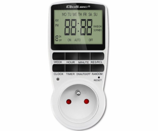 Qoltec Elektronický časovač PC0628 | 3680W | 16A | LCD