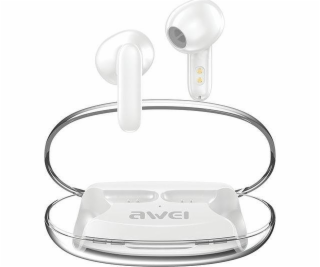  Bluetooth 5.3 T85 ENC TWS sluchátka Bílá