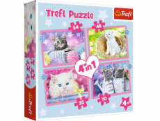 Puzzle 4v1 Legrační mačky
